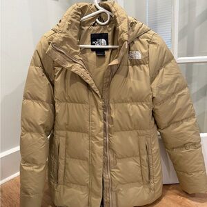 The North Face Women's Beige Puffer Jacket